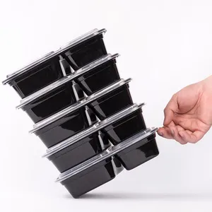 Disposable Plastic Food Container Kids Lunch Box Plastic Lunch Box With Compartments