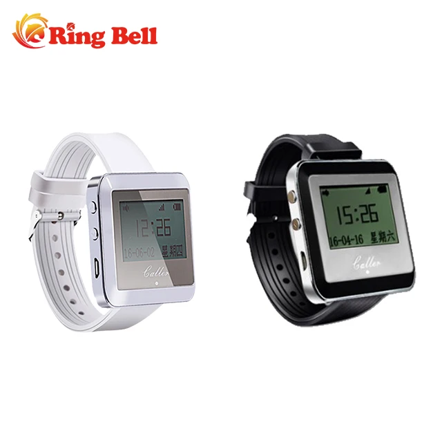 
Ringbell Wireless Pager System for Restaurant with Wrist Watch RRingbell Wireless Pager System for Restaurant with Wrist Watch