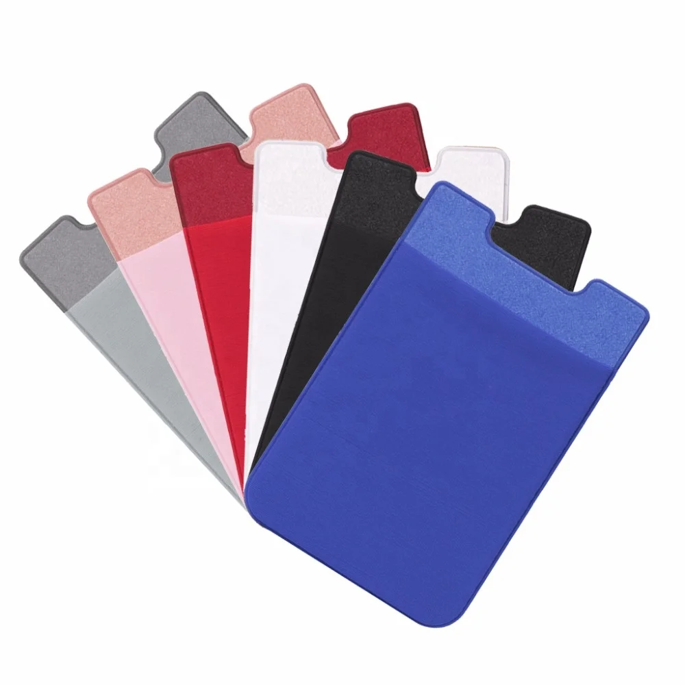 Wholesale Silicone Mobile Phone Wallet Pocket Sticky Card Holder - Buy ...