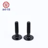Black round head hex socket cap trox screws , slotted machine screw