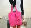 Customize Promotion High Quality Reusable Foldable teddy bear shape folding shopping bag