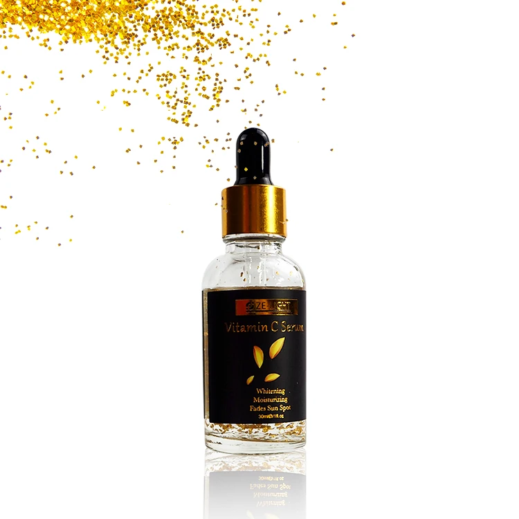 

Wholesale Organic Pure 24k Gold Skin Care Vitamin C Facial Serum