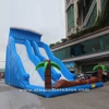 12m high palm trees adults giant inflatable slide with big pool for outdoor challenge activitiese