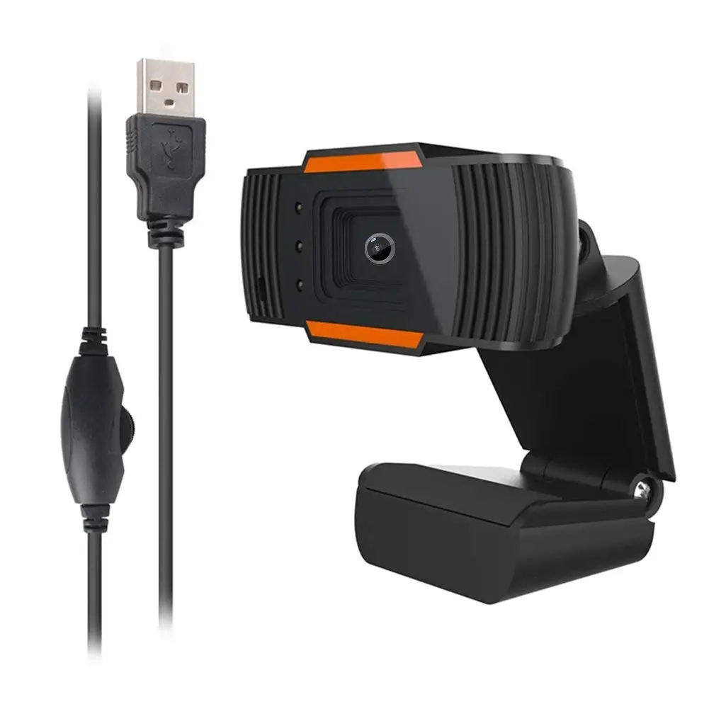 Get Quotations · Alloet 12 Megapixels USB Webcam 3 LED Manual Adjustable  Focal Length Computer Filter Camera with MIC