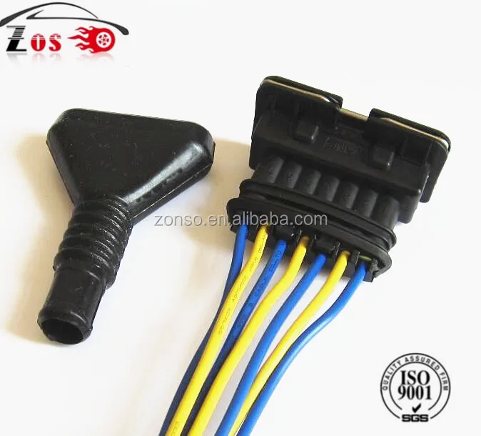 1 2 3 4 5 6 Way Pin Tyco Amp Superseal Waterproof Connector Rubber