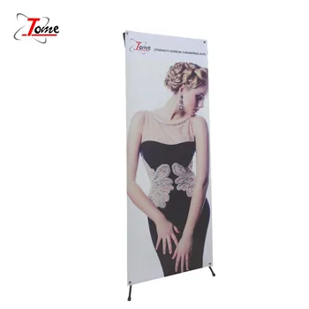 Aluminum X Banner Display Portable X Banner Advertising X Banner
