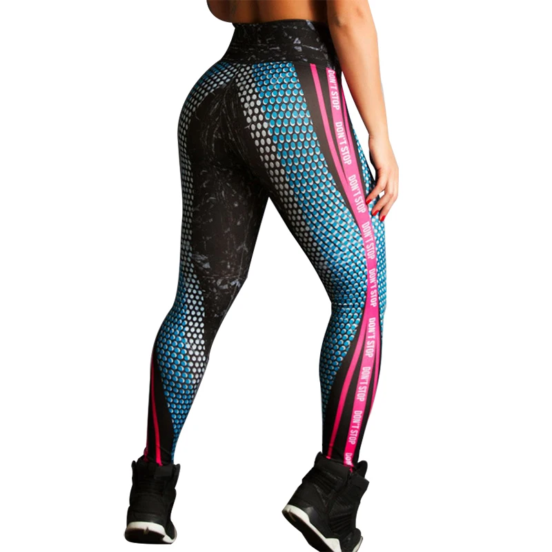 

High Waist Elastic Workout Sexy Yoga Leggings, Photo color;customized upon request