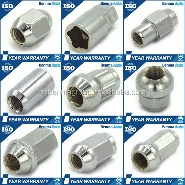 1000 Different Items 12x1.25 12*1.5 Car Wheel Nuts Lug Bolts And Nuts