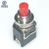 PBS-13B 12mm Red/Green Cap Momentary Guitar Part Push On/Push Off Push Button Switch PBS-13 PBS-13 C PBS-13B
