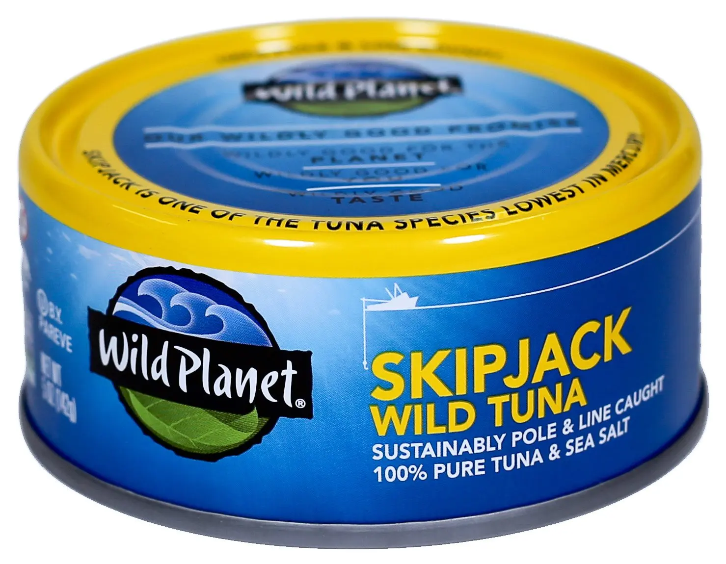 Тунец. Тунец Tuna. Skipjack. Wild Planet canned.