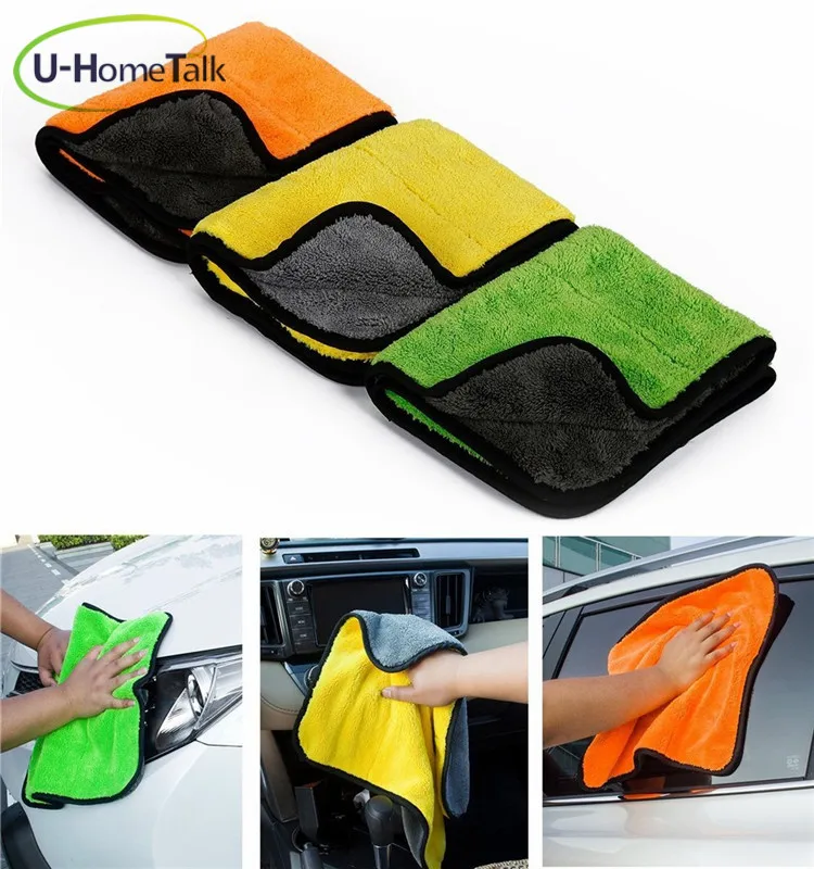 Uhometalk Uttj044 1200gsm Microfiber Car Drying Towel Buy