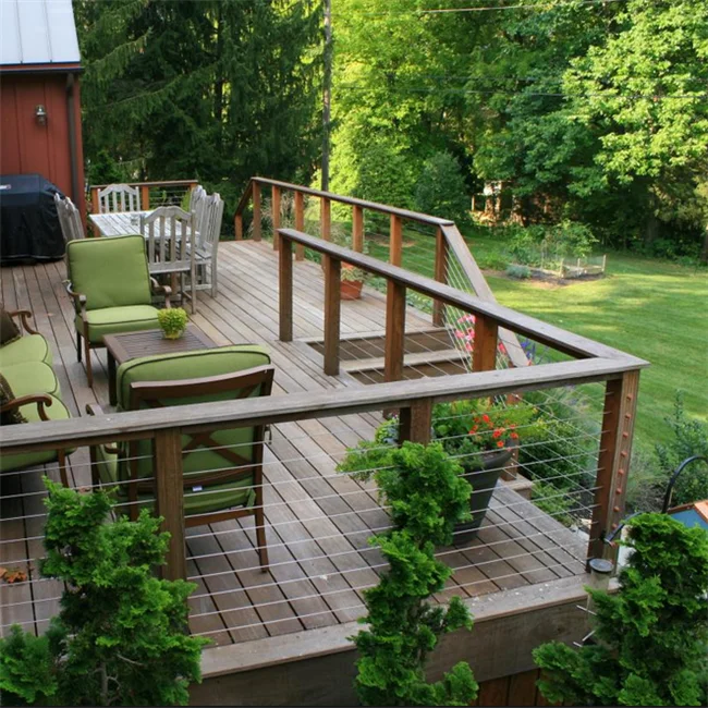 Deck Balustrade Stainless Steel Removable Railing Balcony 316 Aisi ...
