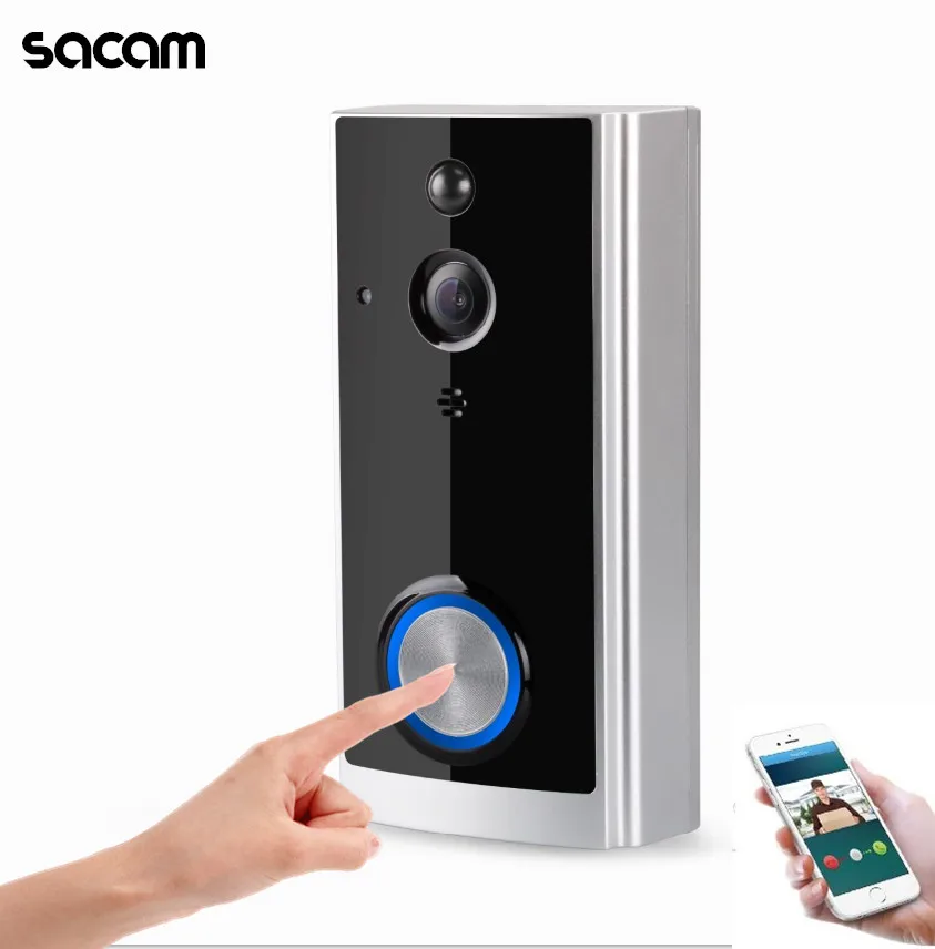 

SACAM wifi wireless smart home alexa voice control video doorbell ring camera