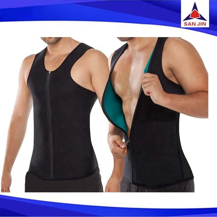 

neoprene slimming vest Hot sale fashion design newest arrival neoprene slimming corset men, Customized