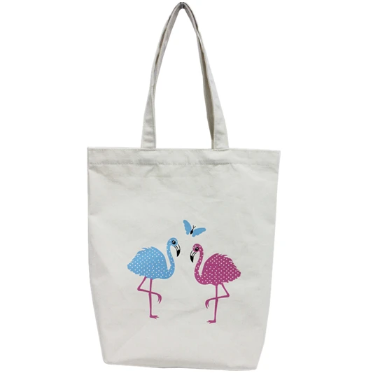 

Wholesale promotional summer cotton canvas beach tote bag, Customizable