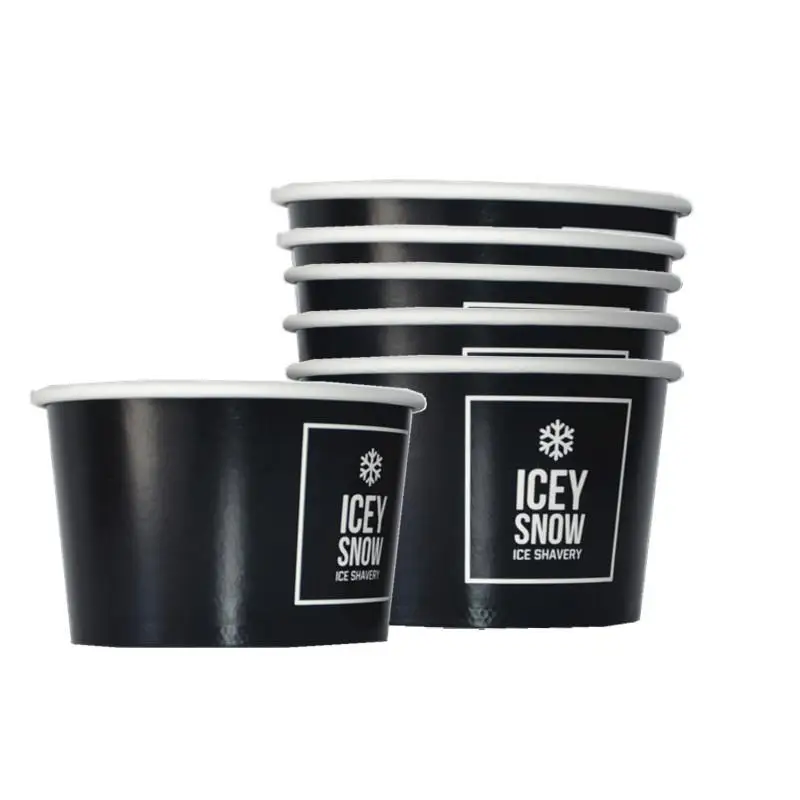 20 oz White Ice Cream Cups