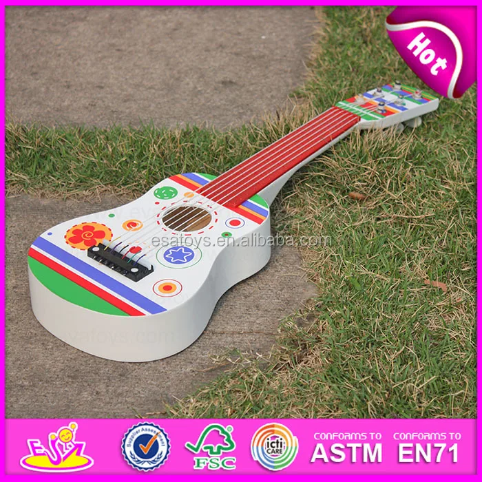 Classical Wooden Guitar Toy For Kids,Beautiful Wooden Toy Guitar For
