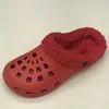 2019 New design Warm winter garden eva clog sandals shoes with fur lined clogs