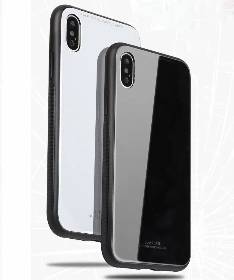 

A030 2018 New Arrival TPU PC Tempered Glass Back Cover Mobile Phone Case for Moto G7 Power Play Plus