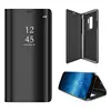 Case Clear View Standing Flip Cover for Vivo V11 Pro,Mirror Flip Leather Clear View Window Smart for Vivo V11 Pro
