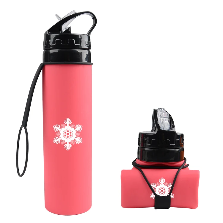 

Water Bottle For Drink Use And Eco-friendly Foldable Silicone Water Bottle, Adjustable color silicone water bottle