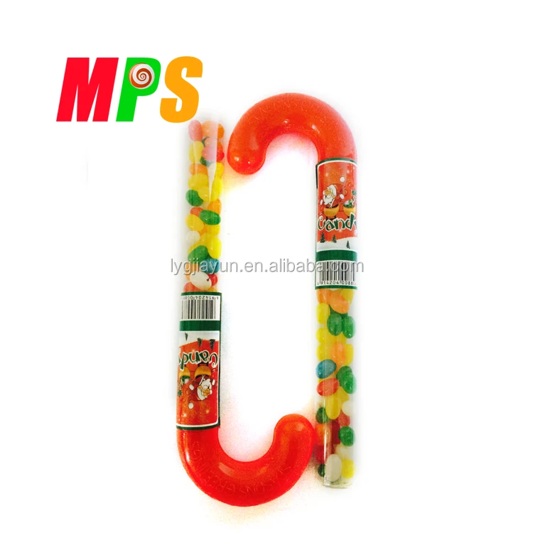 Plastic Candy Cane Tube Packed Jelly Beans Buy Candy Cane,Plastic Candy Cane Tube In Jelly