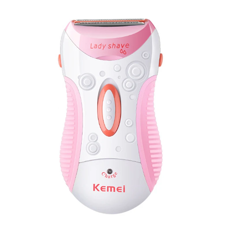 

Wholesale KM-1187 Kemei Cordless Rechargeable Washable Epilator, Mini Lady Shaver