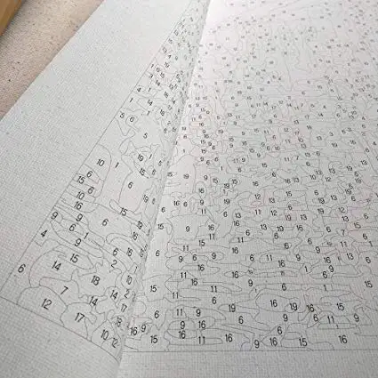 
New style diy oil painting by numbers diy kit on canvas 