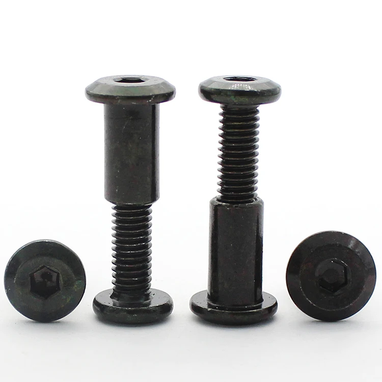 304 Stainless Steel Barrel Nut And Inner Hex Socket Screw Combination