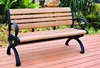 High quality wpc bench,wood plastic composite slats bench