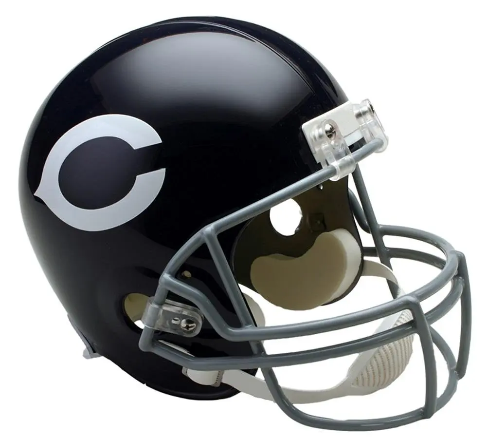 Buy NFL Riddell Chicago Bears Navy Blue 1962-1973 Throwback Replica Full-Size Helmet in Cheap ...