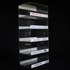 Acrylic cell phone accessory display 5 tiers car charger display stand, Mobile Acrylic Countertop USB Cable Retail Store Display