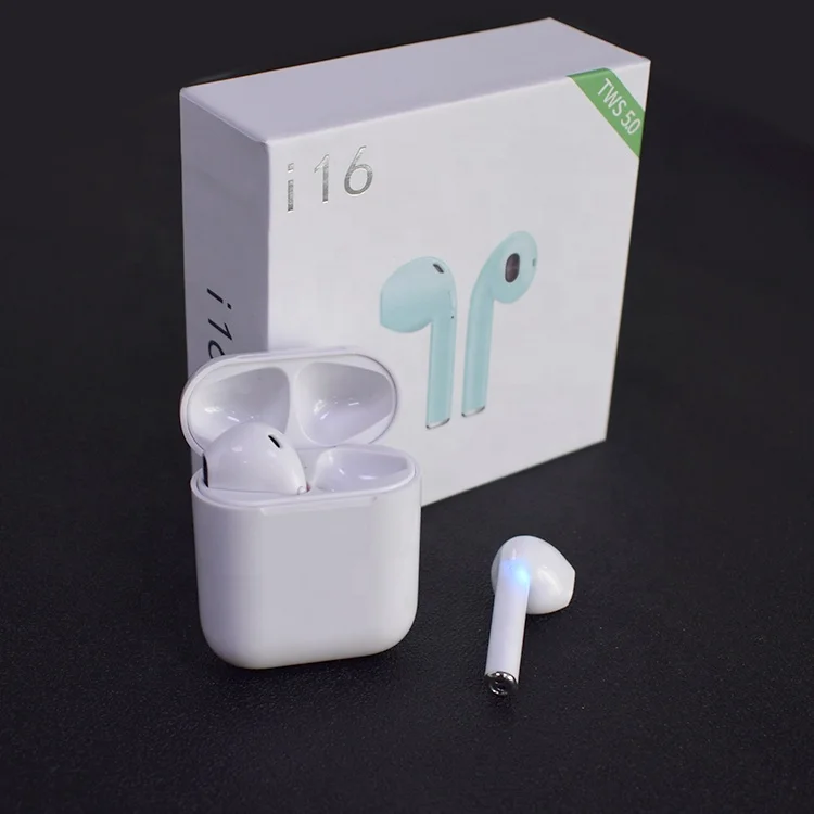 

2019 i16 TWS Wireless Earphones Original 1:1 Bt 5.0 Headsets Headphone with Microphone Stereo Earbuds, 4 colors option