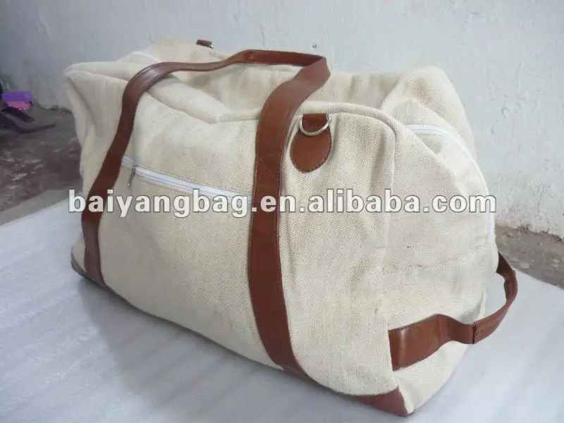 jute travel bag