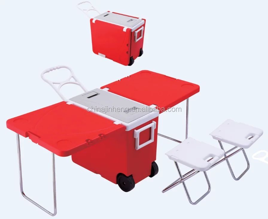 Hot Sale 28l Plastic Foldable Cooler Box Multifunctional Ice Cooler Box