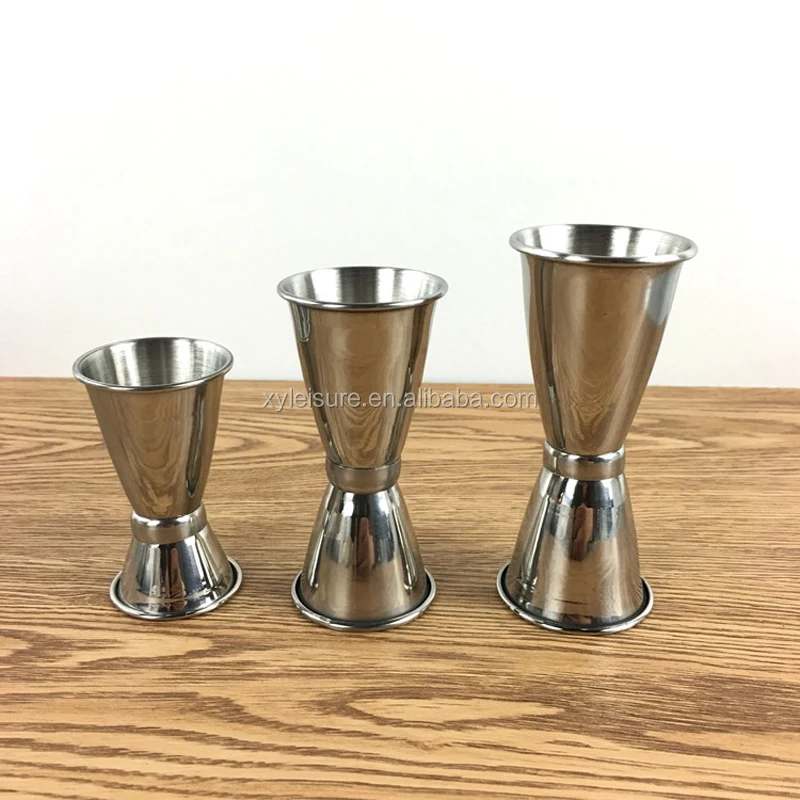 25ml 35ml 45ml Wine Jigger Double Cocktail Measuring Jiggers Stainless