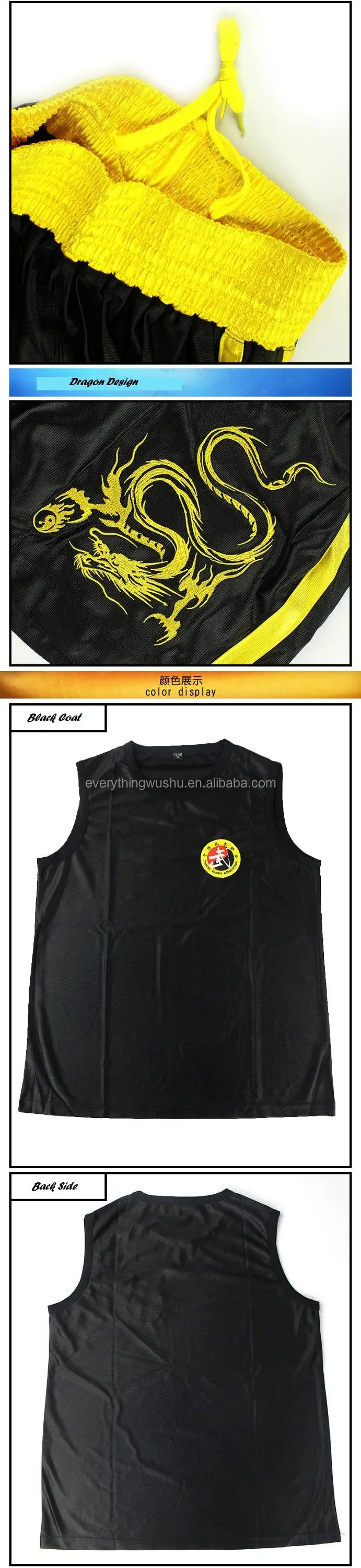 Wushu Sanda Uniform Kungfu Sanda Suits Wushu Uniform Martial Arts Short Ware