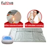 Powerful spa equipment 3 heat zones therapy detox body wrap benefits weight loss portable fir far infrared sauna blanket