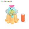Ebay hot sale summer fun happy lighting octopus electric soap bubble machine with music