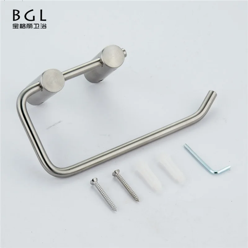 
Modern design wholesale bathroom accessories stainless steel brush nickel towel ring 