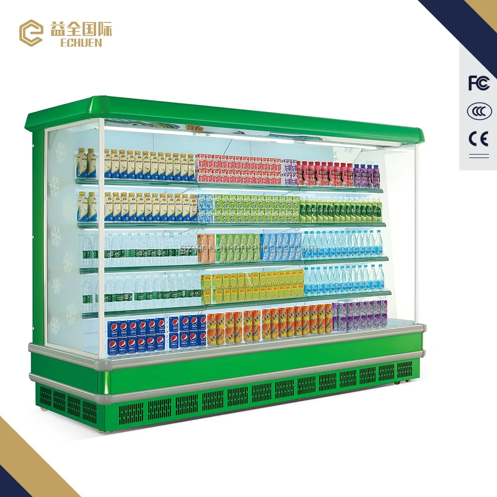 vertical type for vegetable display fridge, fruit air cooler