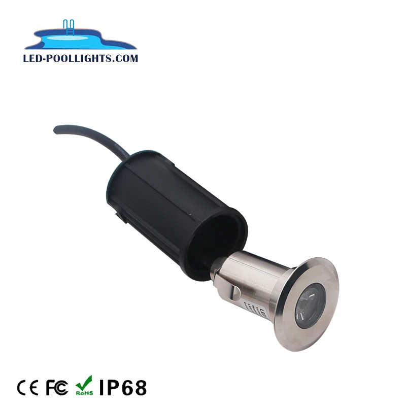 IP68 12V 1W 3W Mini Led Underwater Pool Light for Small Fountain