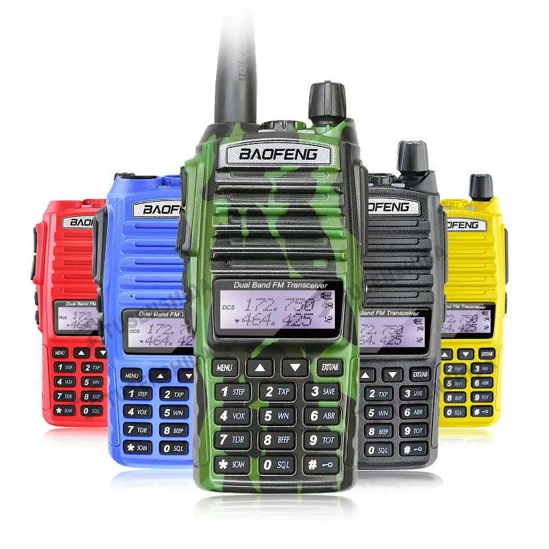 

FM Radio Receiver Police Walkie Talkie Baofeng UV82 for Sale, Black