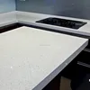 Crystal White Quartz Countertop Kitchen,Kitchen Counter Tops Quartz White Color