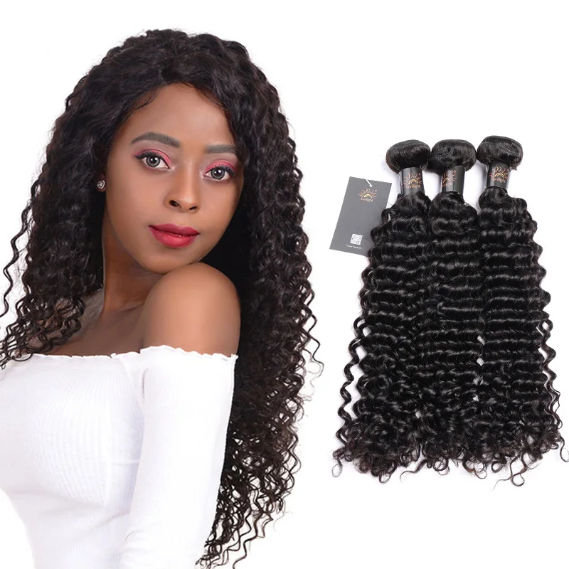 

3 Bundles 100% brazilian deep wave hair,8A brazilian virgin hair deep wave,wholesale cheap brazilian hair weave bundle