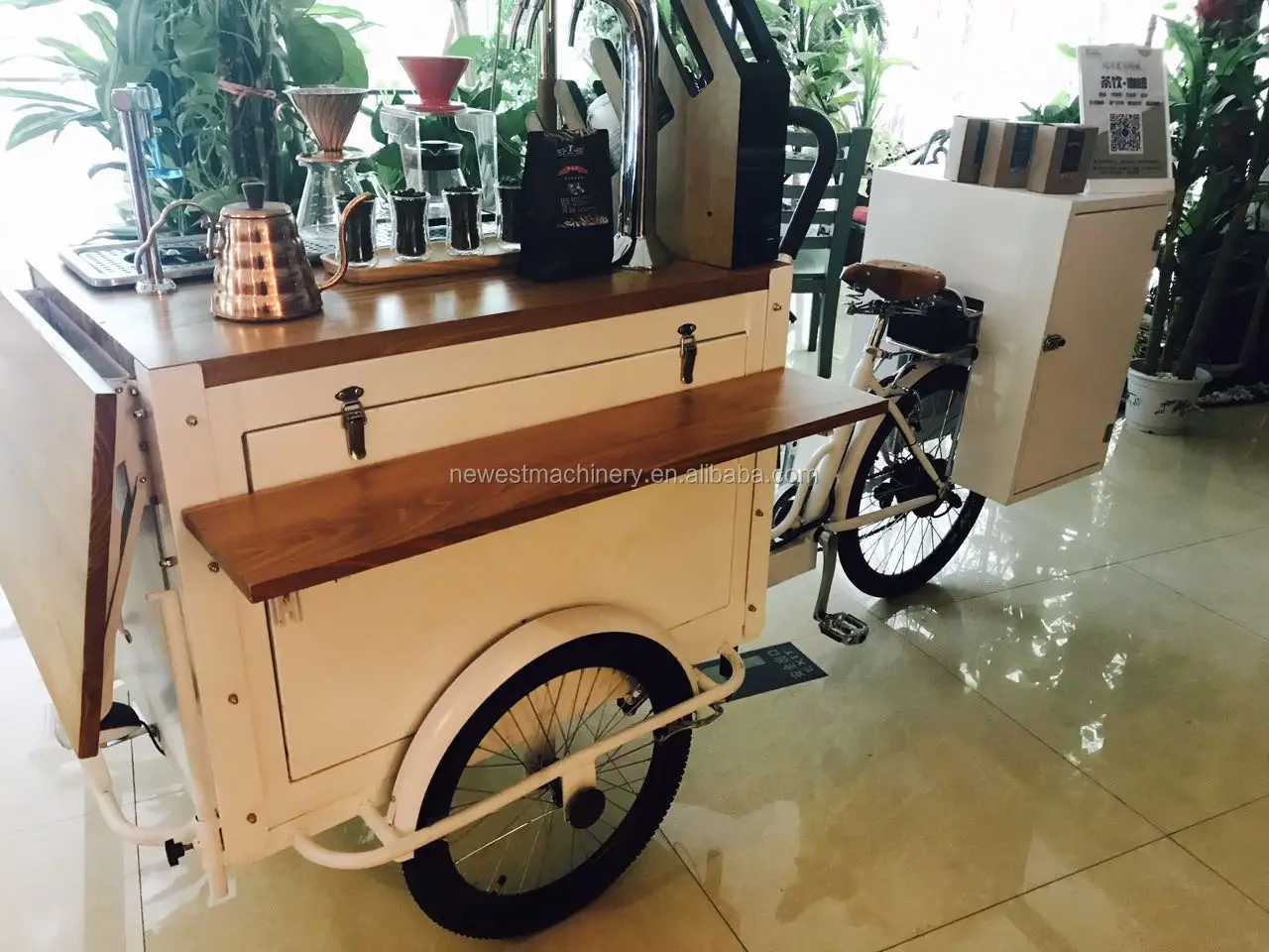 Factory Price Coffee Cart Bike/mobile Coffee Cart/coffee Maker In Car ...