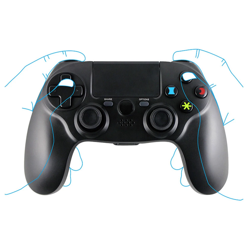 

Free Shipping Wireless Video Games PS4 Controller Joystick For Playstation 4, Black