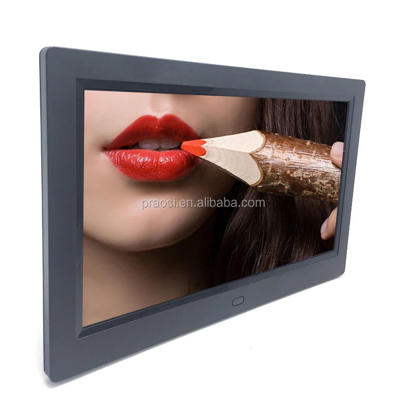 Bulk Wholesale slim Lcd Electronic Digital Photo frame wall-mounting 10 Inch loop video