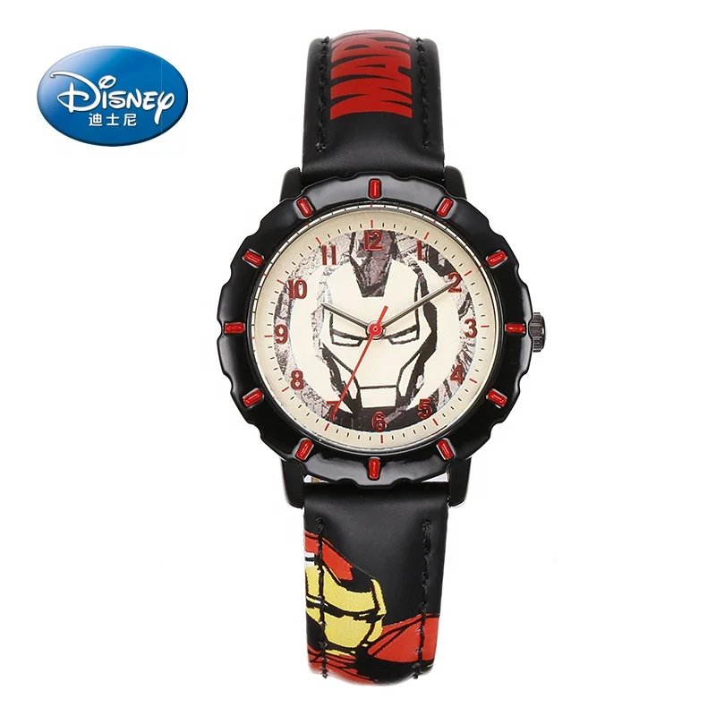 

Brand Licensed Japan Quartz Movement Reloj Ironman Superhero Watch for Boys