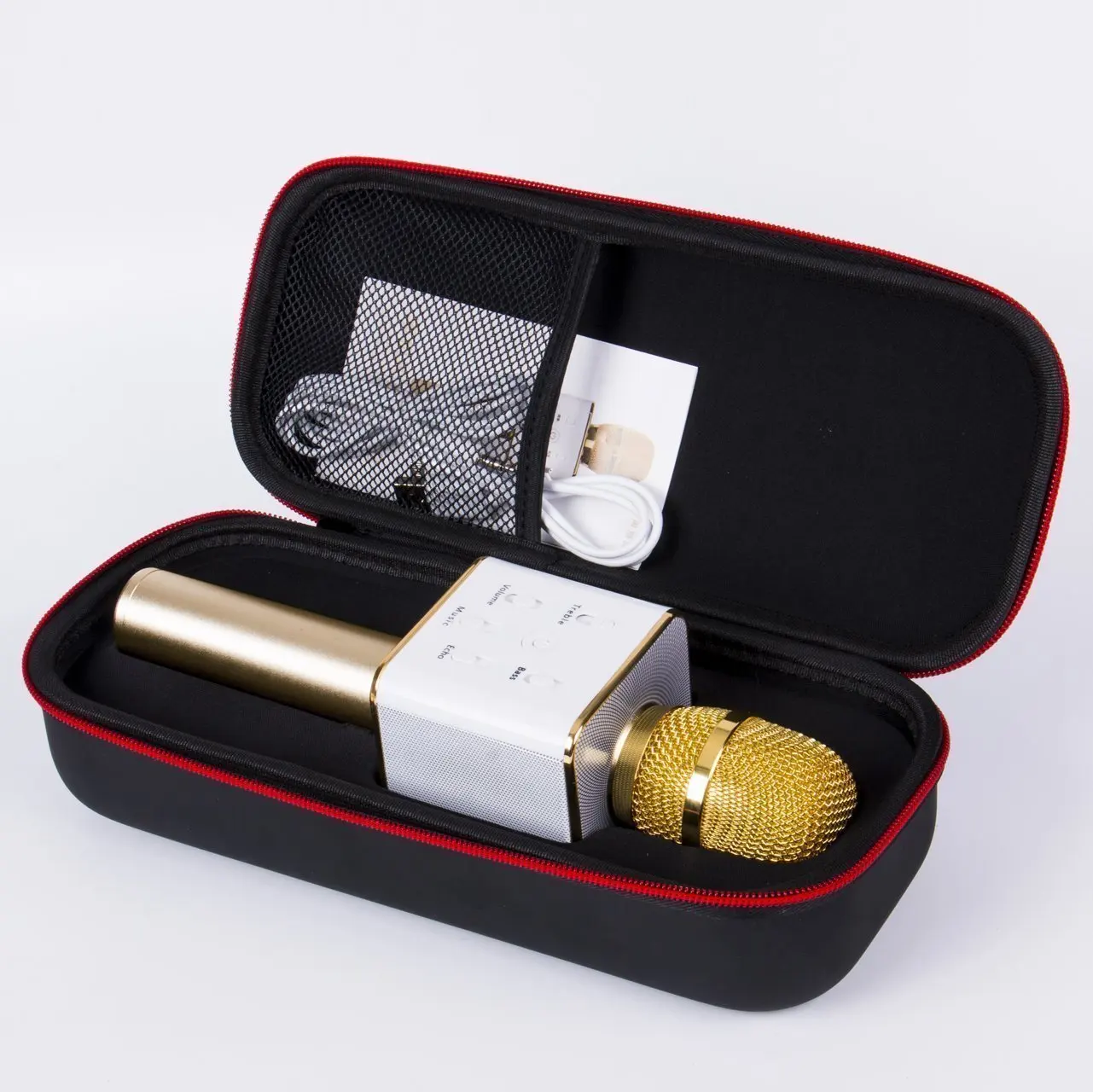 

Wholesale Handy Wireless Karoke Speaker Karaoke Microphone Mic, Black;gold;plum